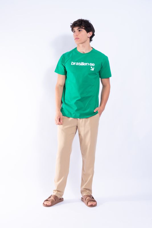 camiseta brasilien-se seta verde