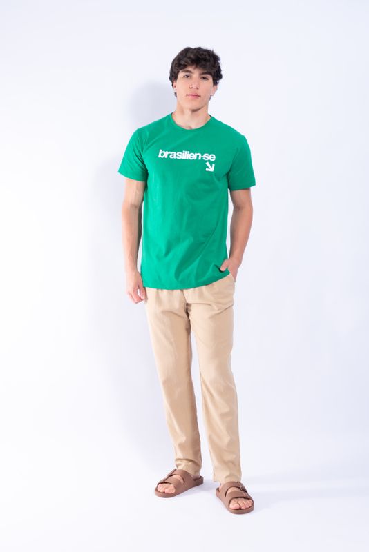 camiseta brasilien-se seta verde