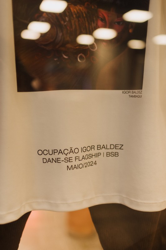 camiseta over dane-se x Igor Baldez off