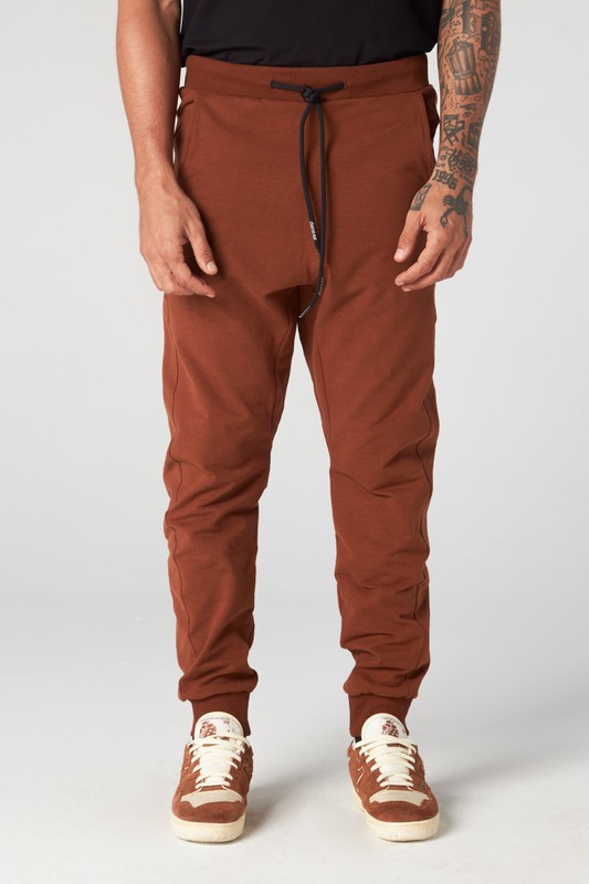 calça moletom jogger d! marrom