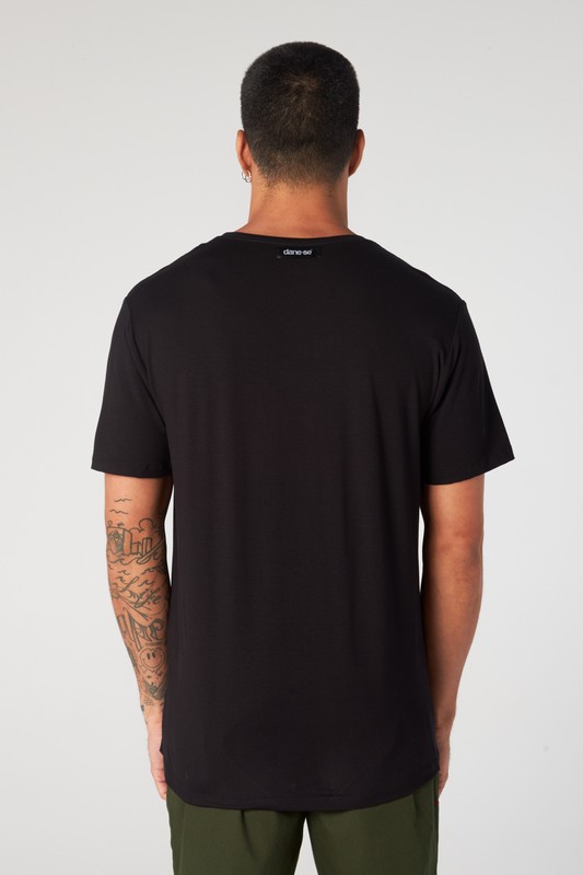 camiseta mini dane-se comfy preto