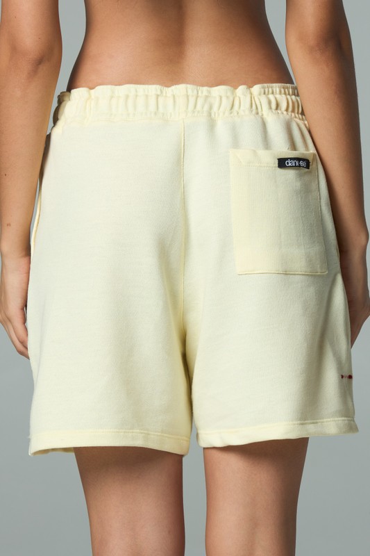 short moletom tucano cerrado amarelo