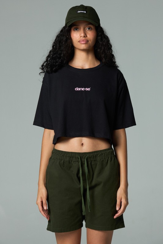 cropped flor de paineira cerrado preto