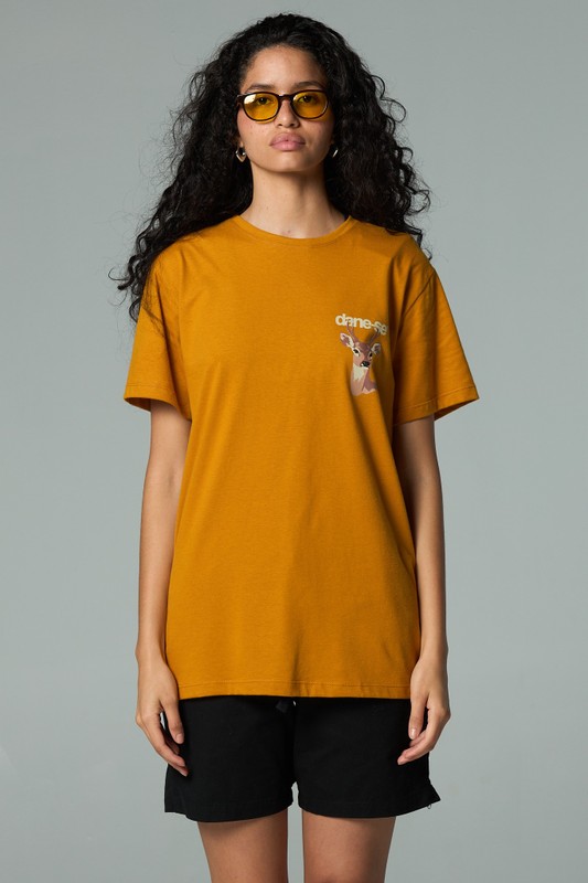 camiseta veado campeiro cerrado amarelo