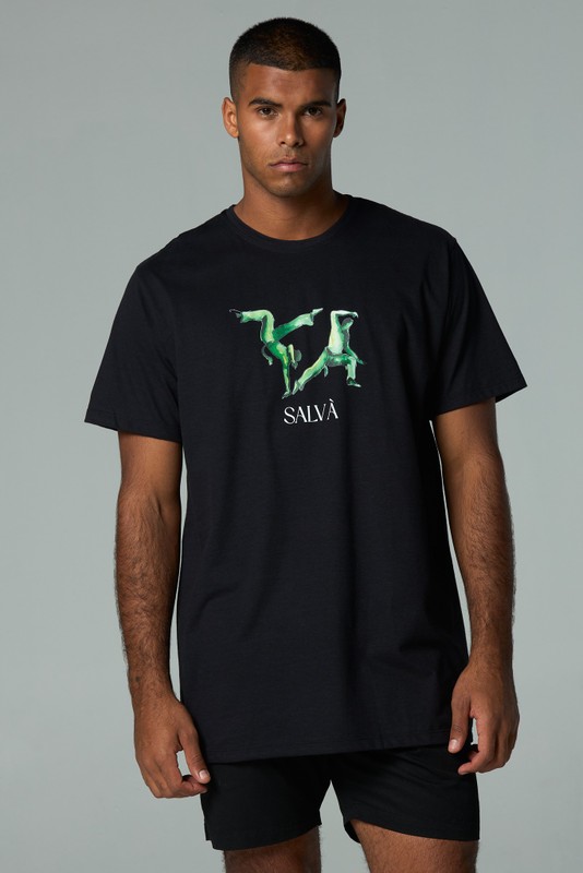 camiseta capoeira salvà preto