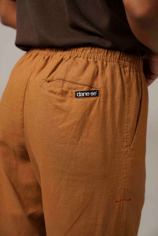 calça linho doce de leite