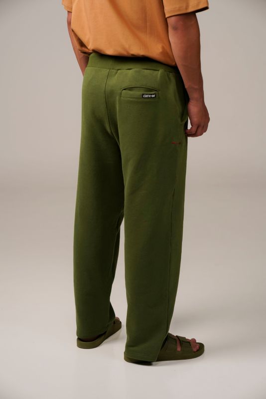 calça moletom baggy musgo