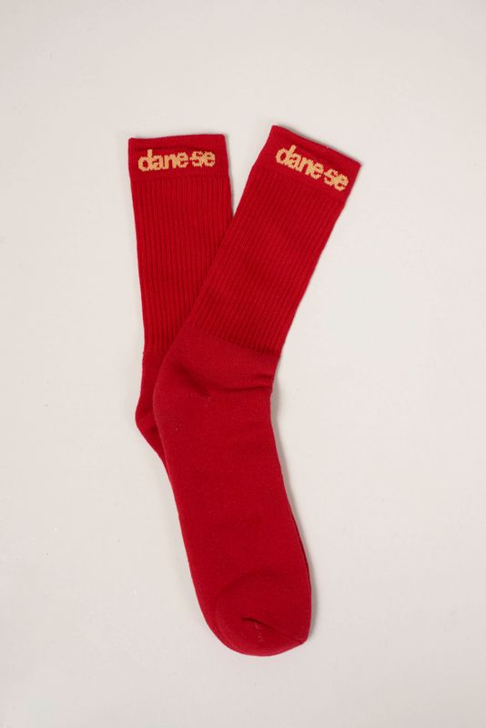 meia dane-se vermelho