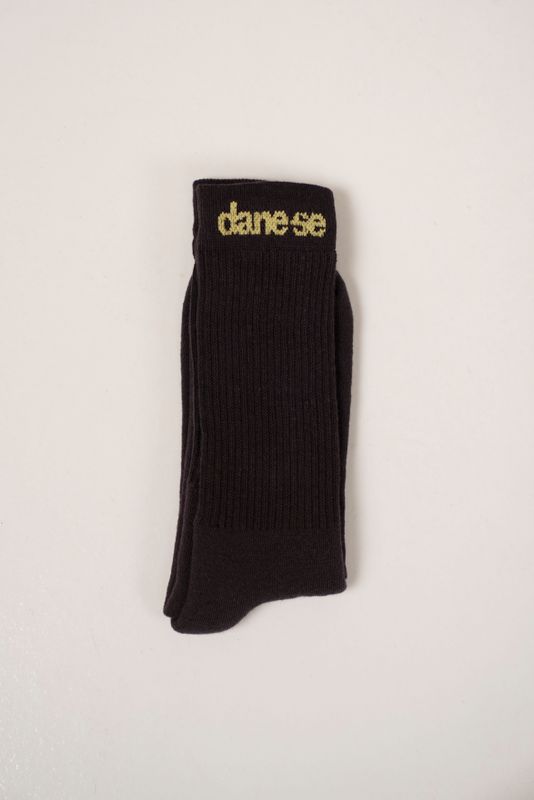 meia dane-se marrom