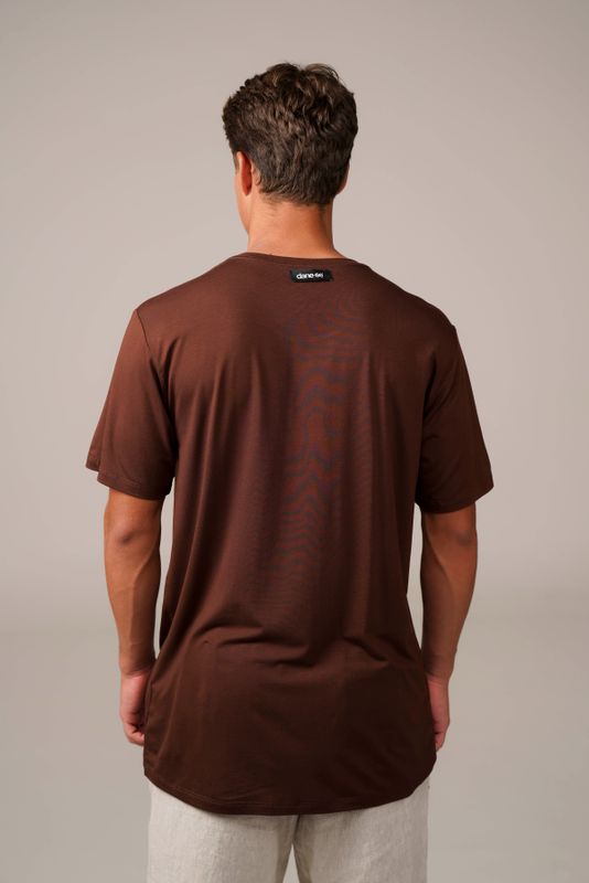 camiseta comfy mini dane-se marrom