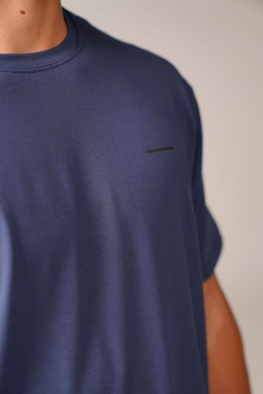 camiseta comfy mini traço marinho