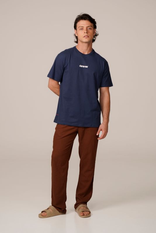 camiseta dane-se low marinho