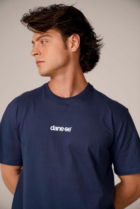 camiseta dane-se low marinho