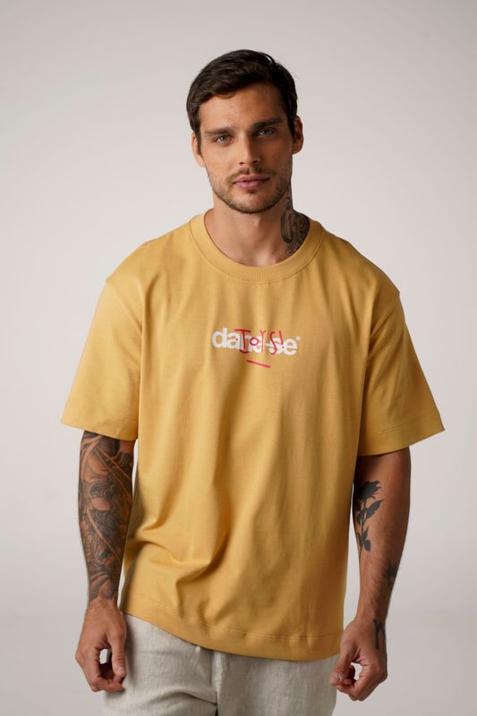 camiseta over box gatoys creme