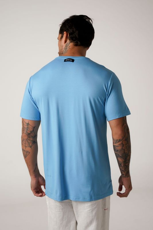 camiseta comfy pare respire azul bebe