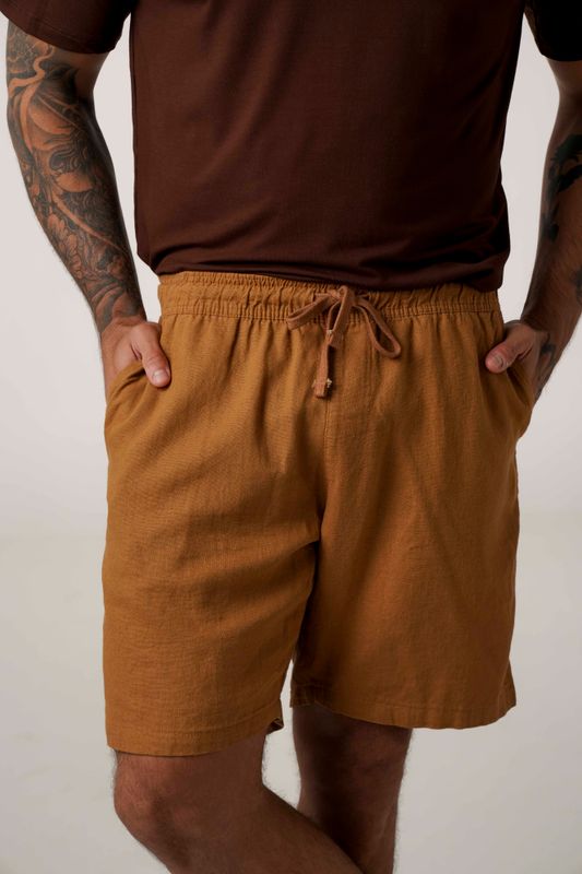 short linho doce de leite