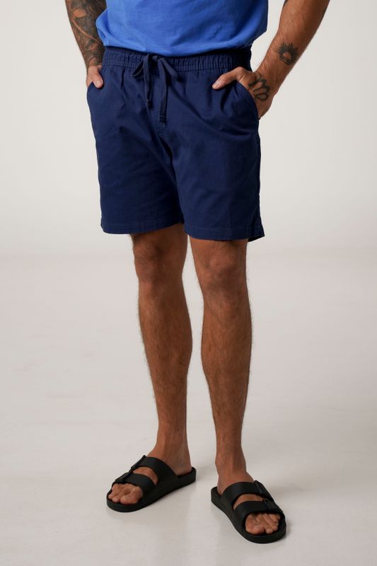 short sarja marinho