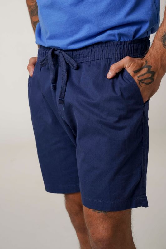 short sarja marinho