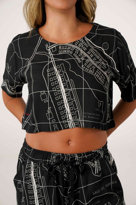 cropped viscose plano bsb preto