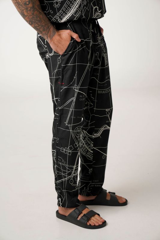 calça plano bsb preto