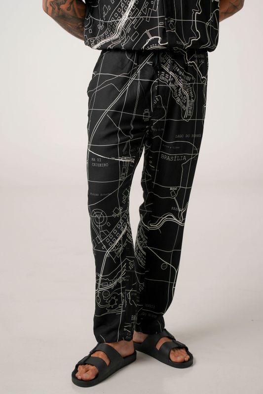 calça plano bsb preto