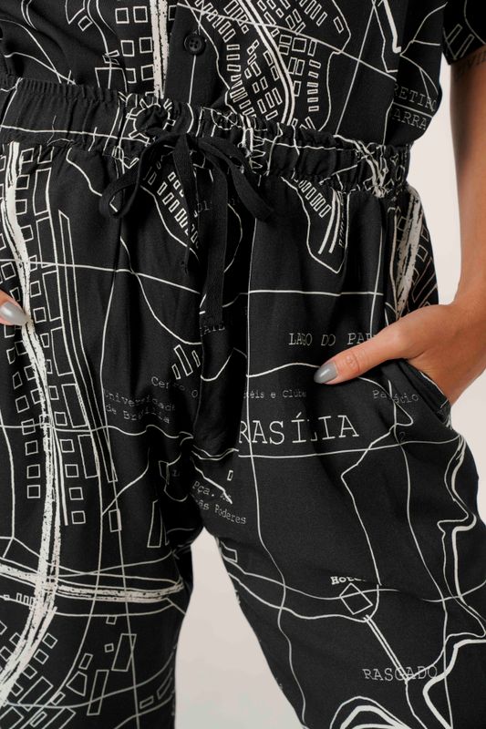calça plano bsb preto