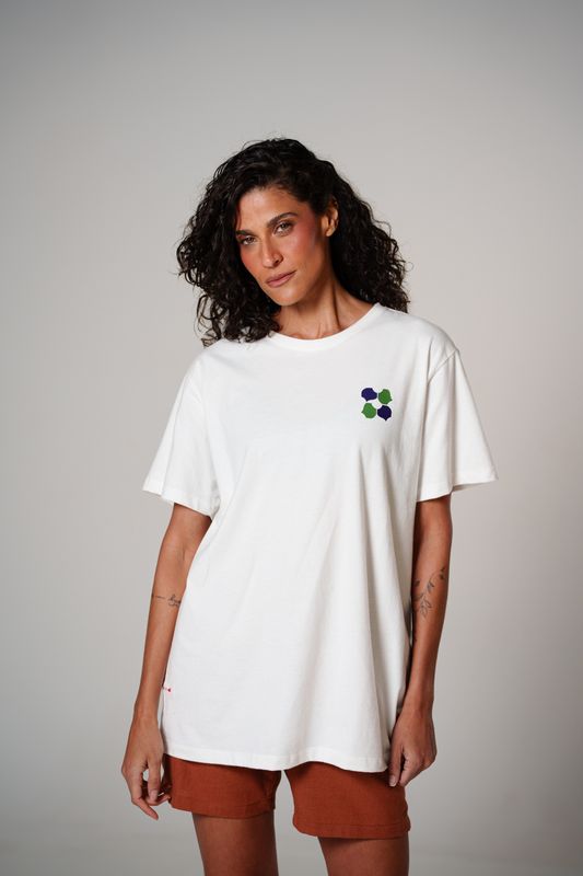 camiseta batisterio painel back off