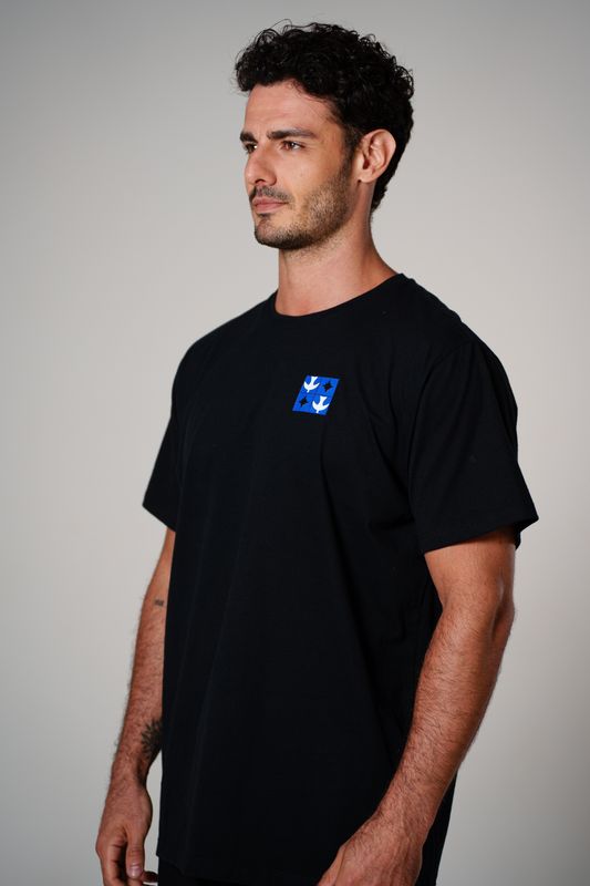 camiseta igrejinha painel back preto