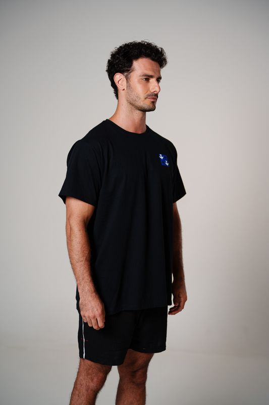 camiseta igrejinha painel back preto