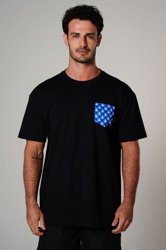 camiseta regular igrejinha bolso 2026 preto