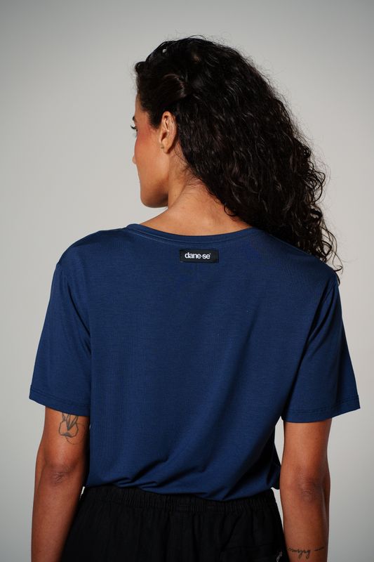 camiseta comfy pare respire marinho