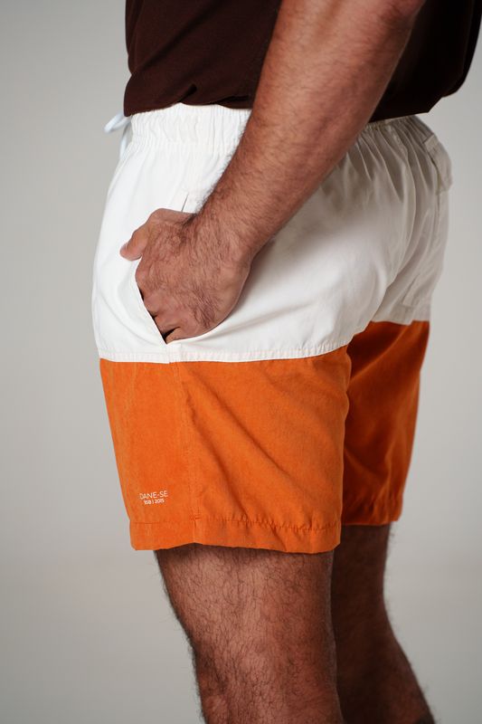swimshort recorte earth marrom