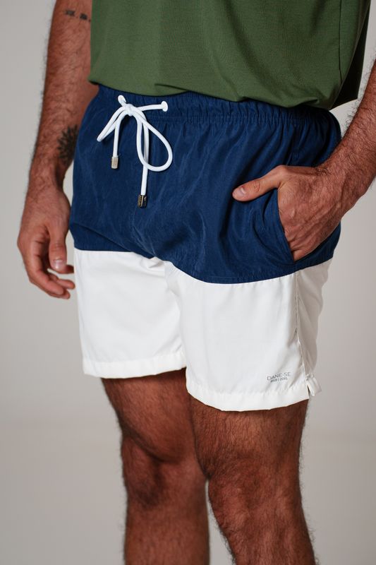 swimshort recorte ocean azul