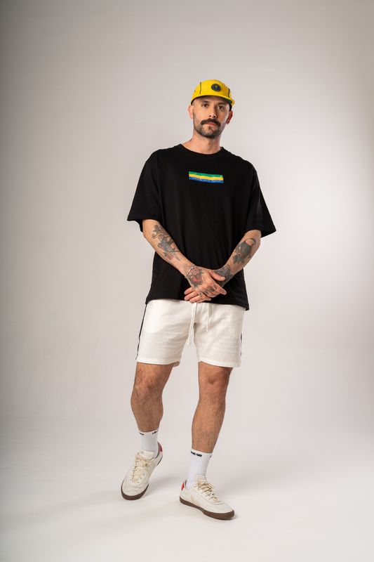 camiseta overboxy dane-se copa br26 preto