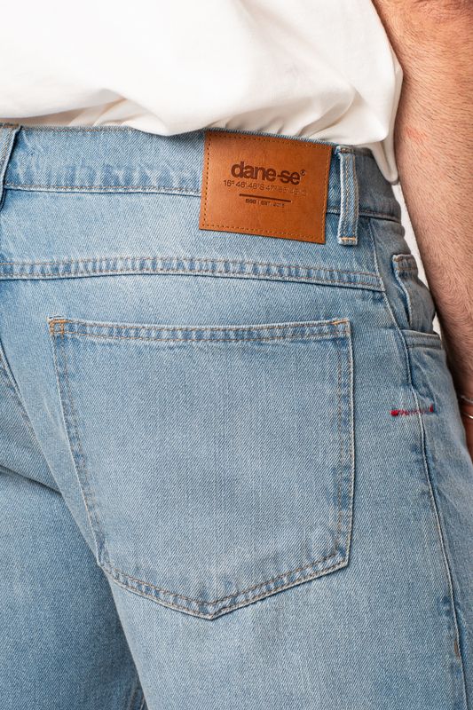 calça jeans dane-se stone wash