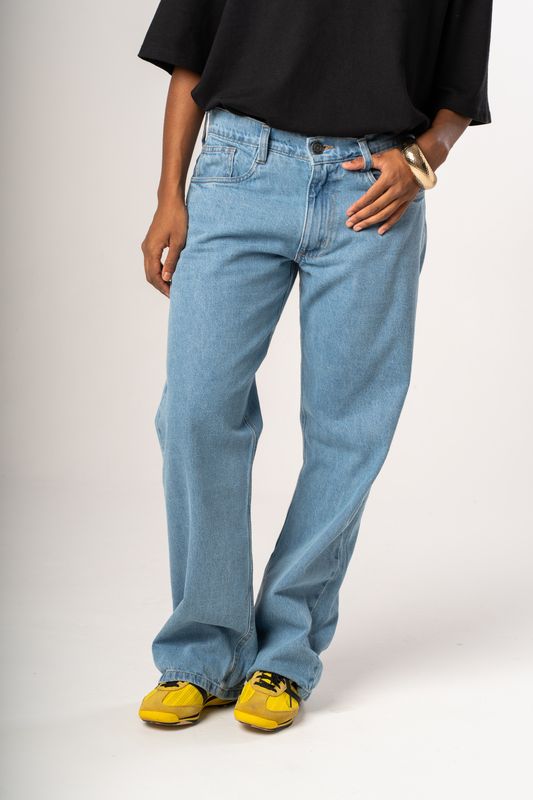 calça jeans dane-se delave claro