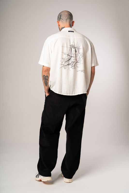 camisa linho over mc plano bsb off