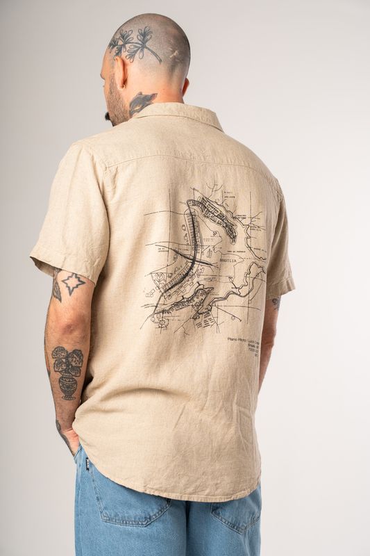 camisa linho mc plano bsb natural