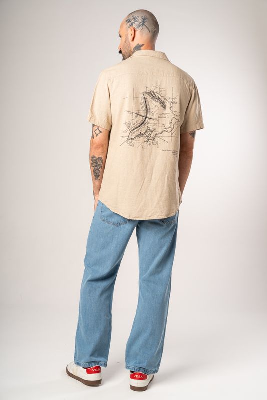 camisa linho mc plano bsb natural