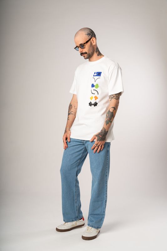 camiseta regular azulejos athos 2026 off