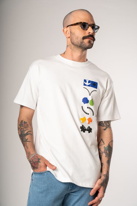 camiseta regular azulejos athos 2026 off