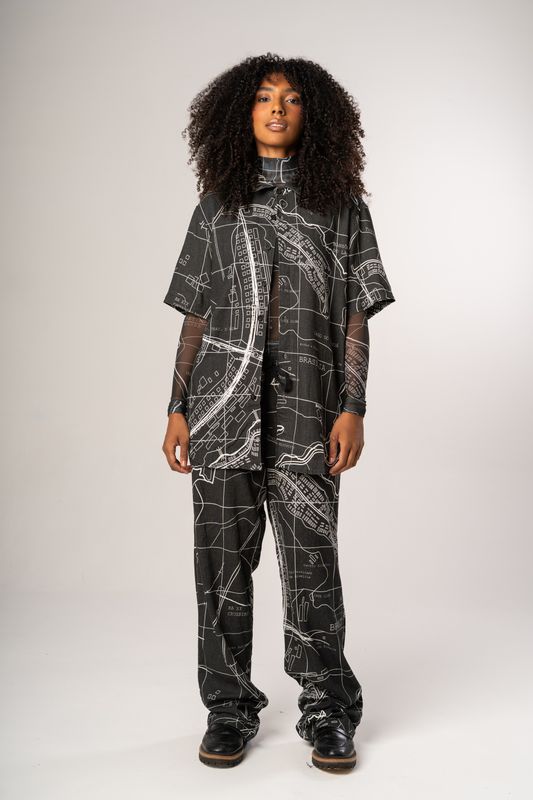 camisa plano bsb preto