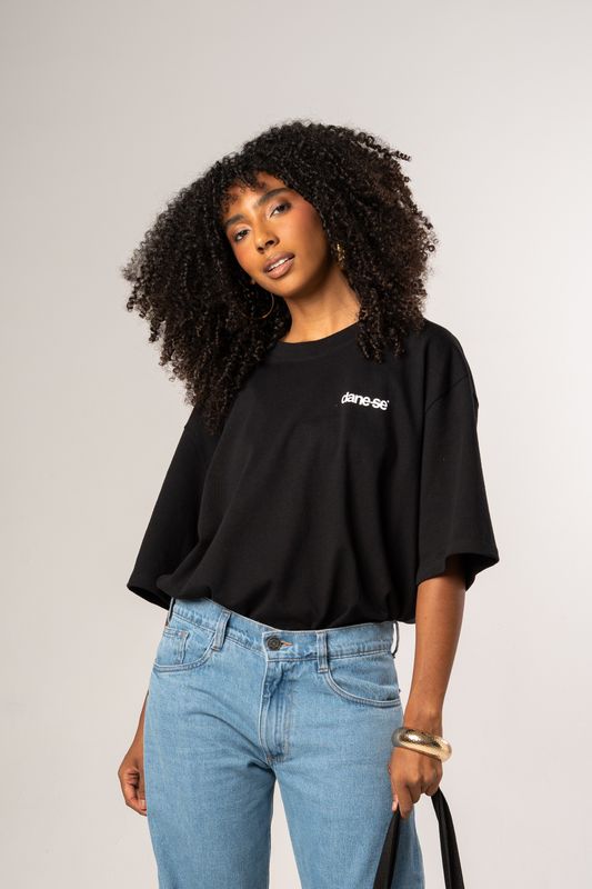camiseta overboxy plano piloto ii preto