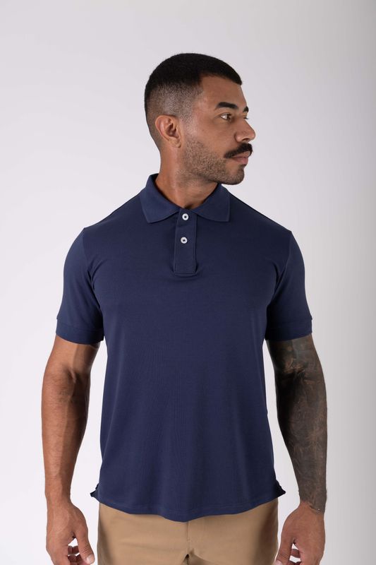 polo pima work marinho