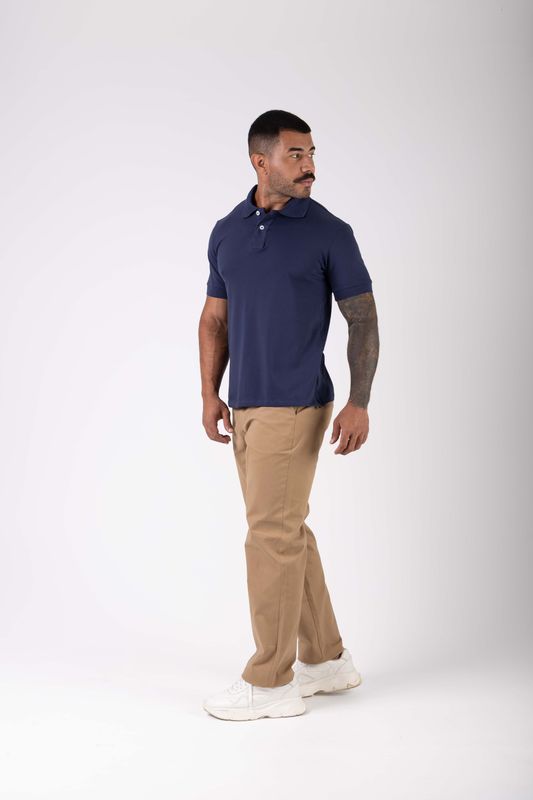 polo pima work marinho