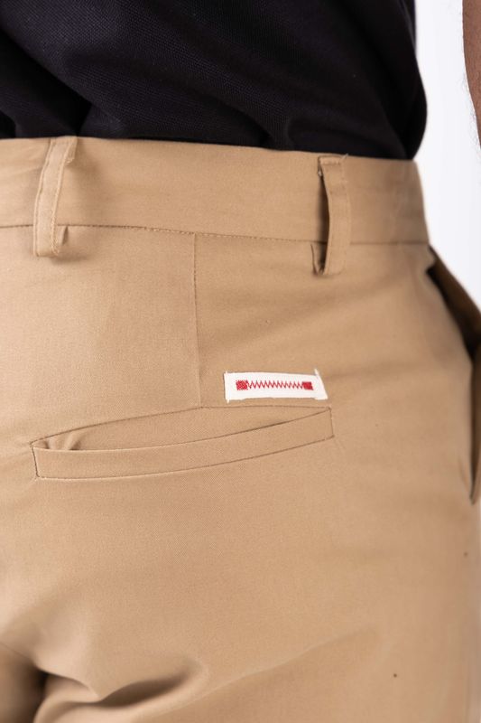 calça sarja work caramelo