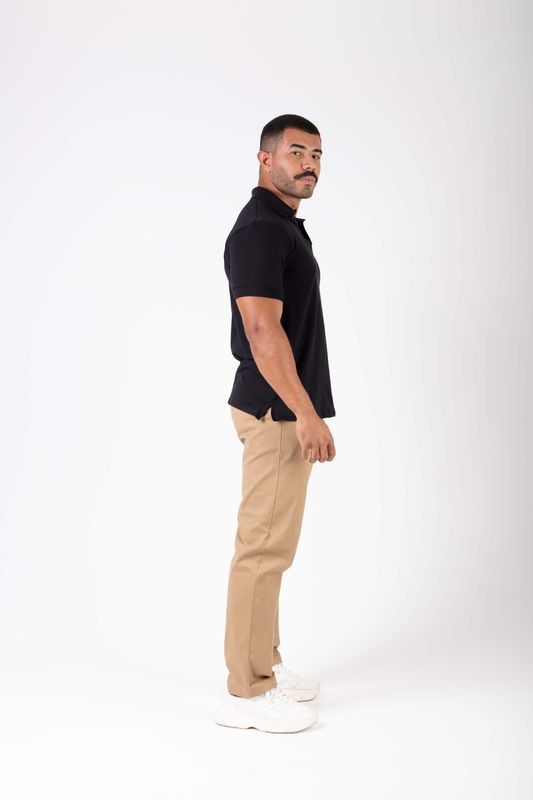calça sarja work caramelo