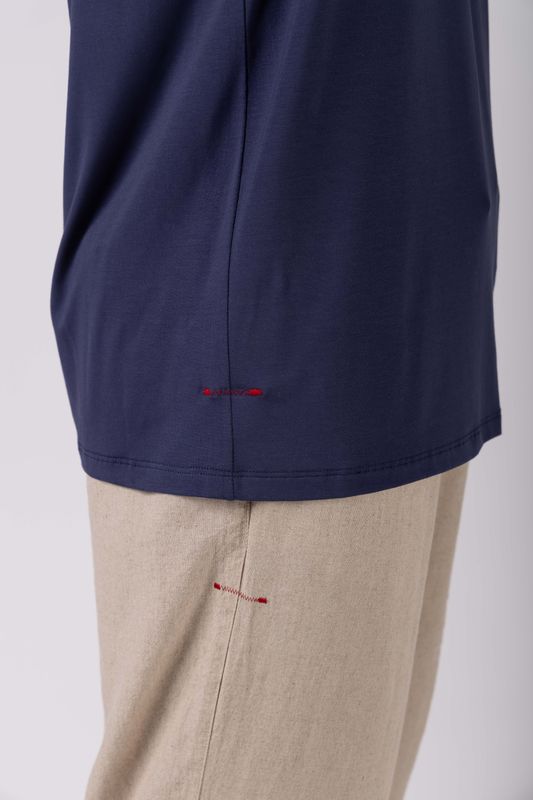 regata comfy basic marinho