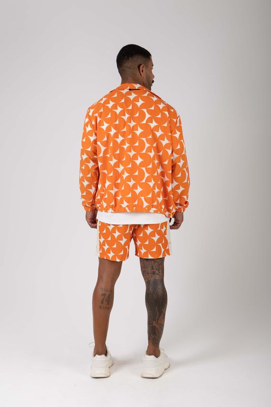 corta vento estampas na praia npf26 laranja