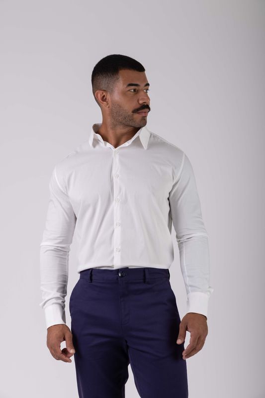 camisa comfy work manga longa off